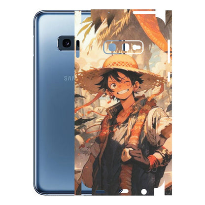 Samsung A/S Series Phone Skins (All Models) - Anime Character Smile - Matte Finish (M-33) Samsung Galaxy S10E