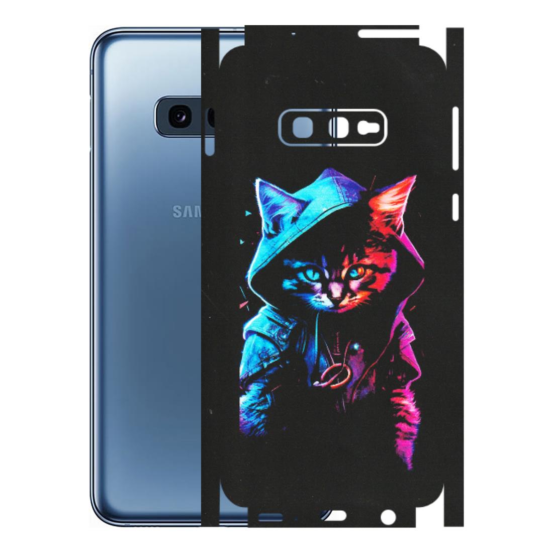 Samsung A/S Series Phone Skins (All Models) - Cyberpunk Cat - Matte Finish (M-45) Samsung Galaxy S10E