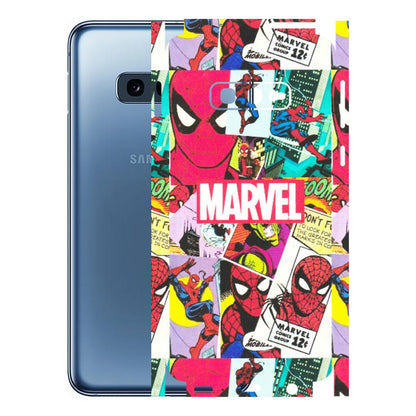 Samsung A/S Series Phone Skins (All Models) - Marvel Comic Spiderman Grafitti - Matte Finish (M-72) Samsung Galaxy S10E