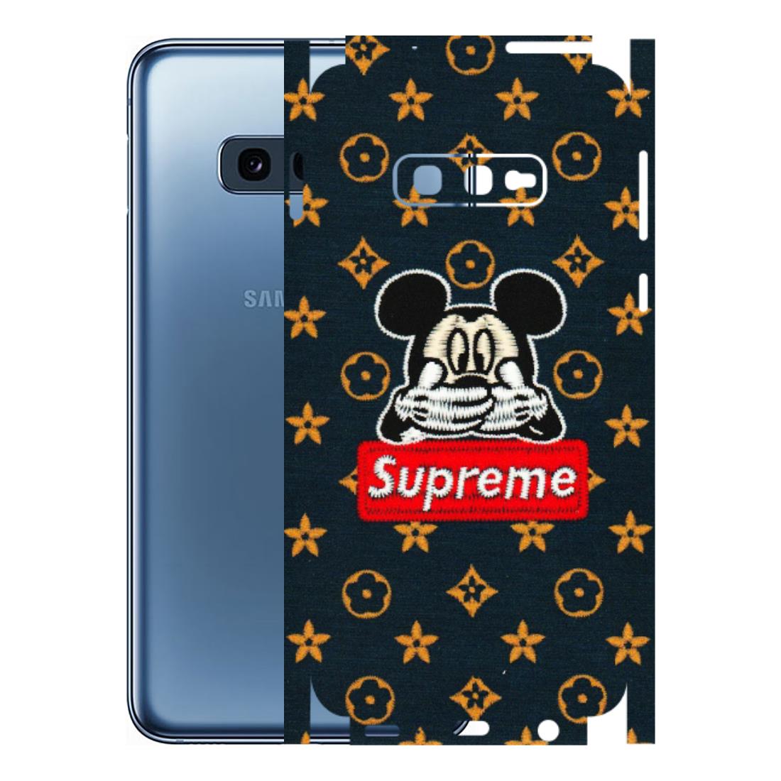 Samsung A/S Series Phone Skins (All Models) - Mickey Supreme - Matte Finish (M-83) Samsung Galaxy S10E