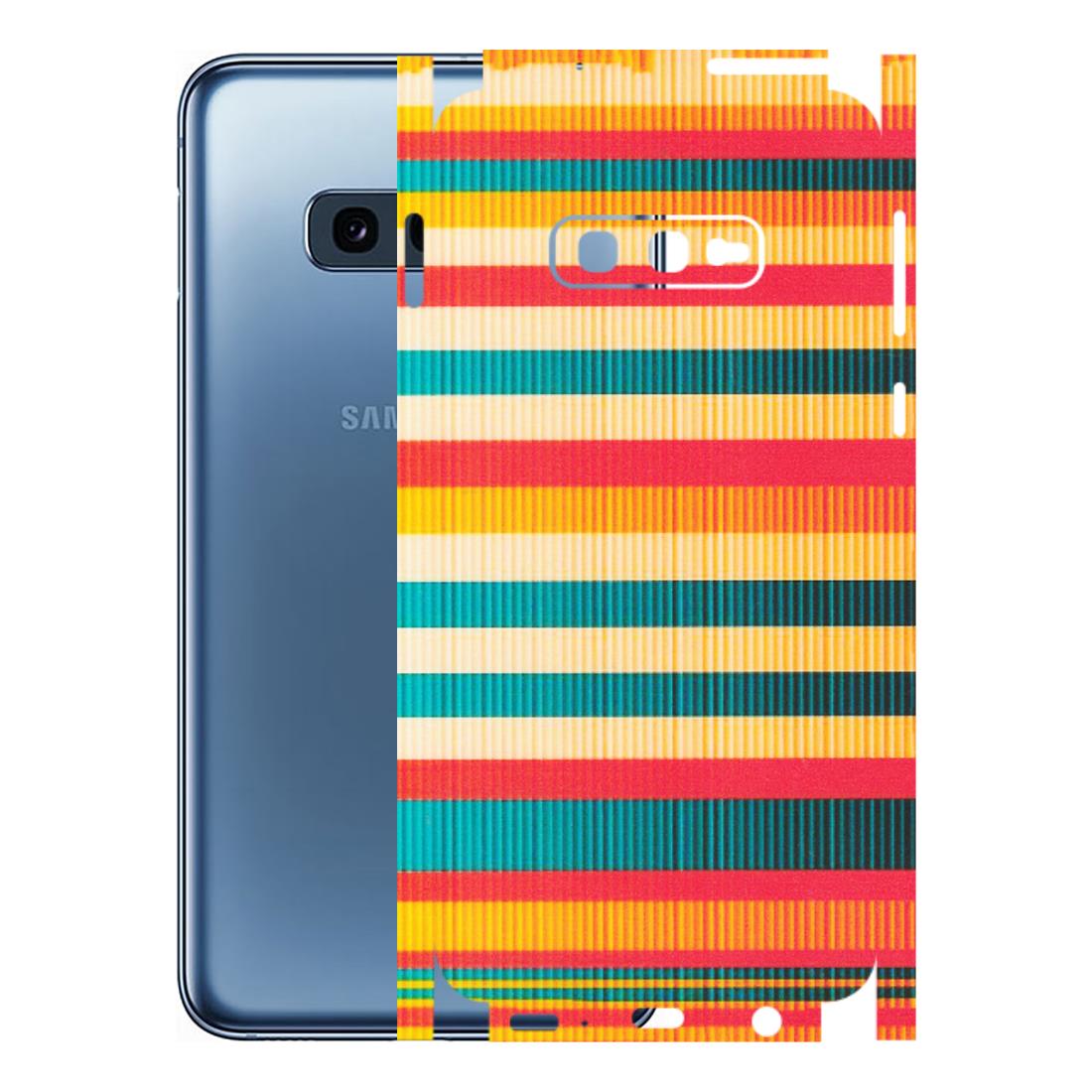 Samsung A/S Series Phone Skins (All Models) - Colourful Stripes Soothing Effect - Matte Finish (M-86) Samsung Galaxy S10E
