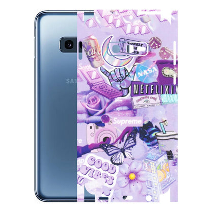 Samsung A/S Series Phone Skins (All Models) - Supreme Purple Magic - Matte Finish (M-88) Samsung Galaxy S10E