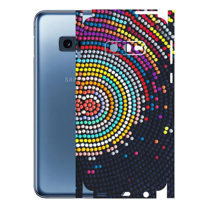 Samsung A/S Series Phone Skins (All Models) - Rainbow Dot Mandala - Matte Finish (M-97) Samsung Galaxy S10E