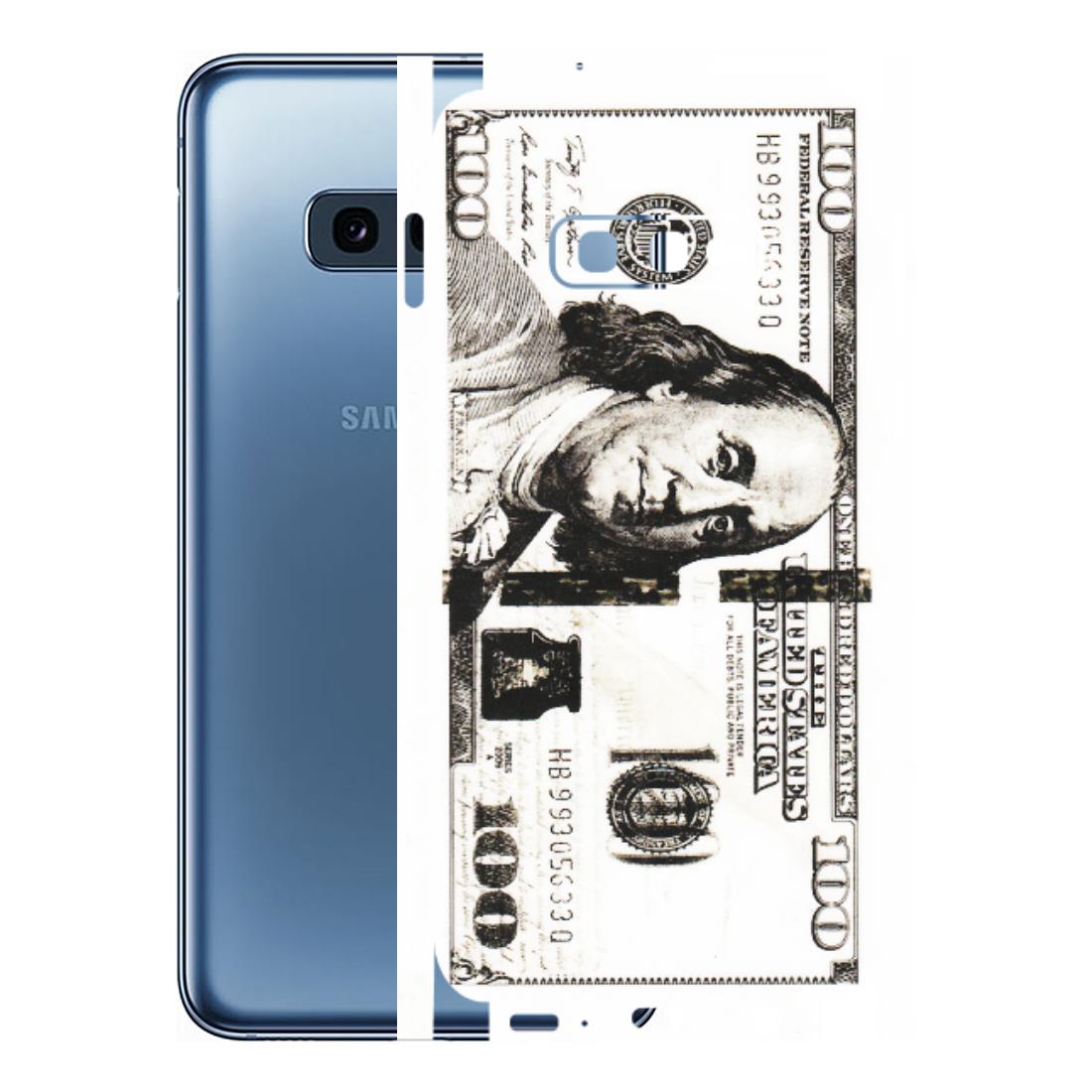 Samsung A/S Series Phone Skins (All Models) - 100 Dollar Currency - Transparent Finish (T-01) Samsung Galaxy S10E