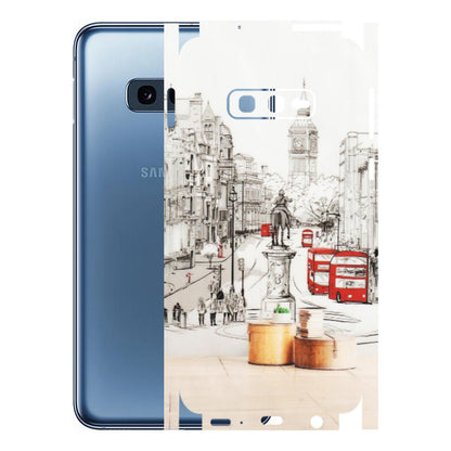 Samsung A/S Series Phone Skins (All Models) - London Street - Transparent Finish (T-02) Samsung Galaxy S10E