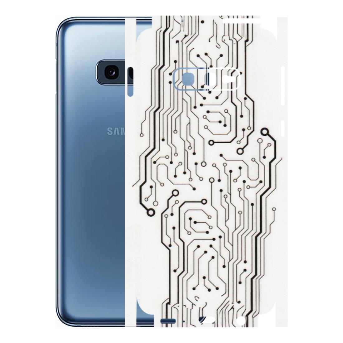 Samsung A/S Series Phone Skins (All Models) - Tech Circuits - Transparent Finish (T-03) Samsung Galaxy S10E