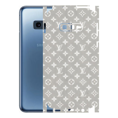 Samsung A/S Series Phone Skins (All Models) - Luxury Brands Logo - Transparent Finish (T-07) Samsung Galaxy S10E