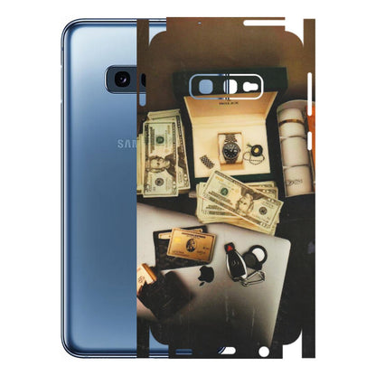 Samsung A/S Series Phone Skins (All Models) - Luxury Lifestyle - Transparent Finish (T-11) Samsung Galaxy S10E