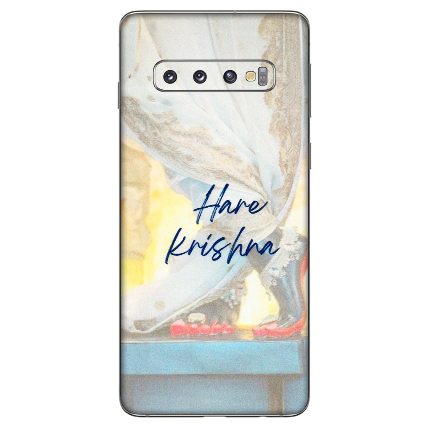Samsung A/S Series Phone Skins (All Models) - Hare Krishna - 3D Embossed Finish (L-03) Samsung Galaxy S10