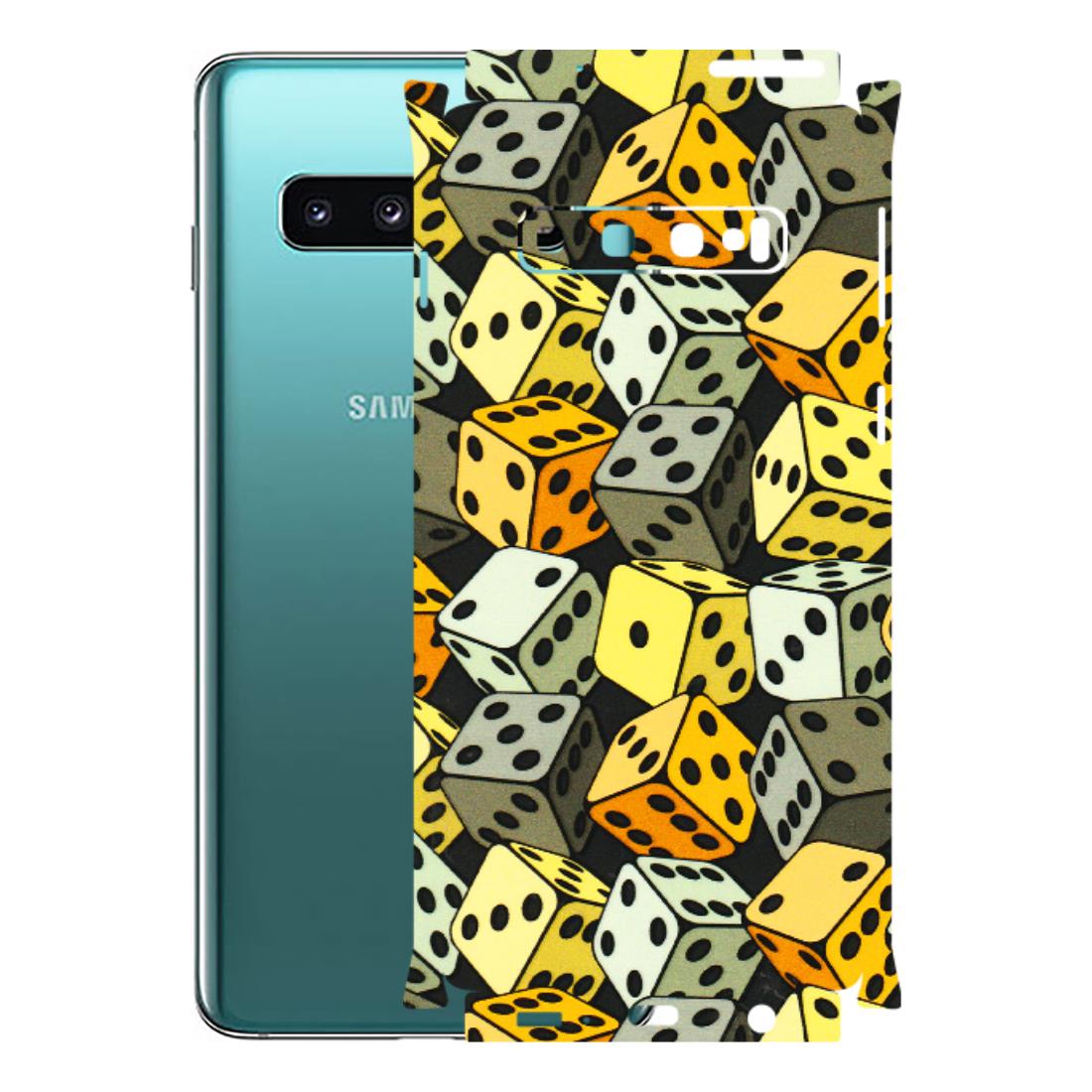 Samsung A/S Series Phone Skins (All Models) - Dices Of Life - 3D Embossed Finish (L-04) Samsung Galaxy S10