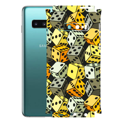 Samsung A/S Series Phone Skins (All Models) - Dices Of Life - 3D Embossed Finish (L-04) Samsung Galaxy S10