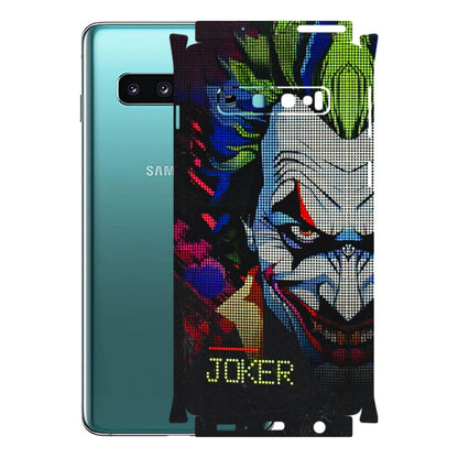 Samsung A/S Series Phone Skins (All Models) - Joker Dot Matrix - 3D Embossed Finish (L-08) Samsung Galaxy S10