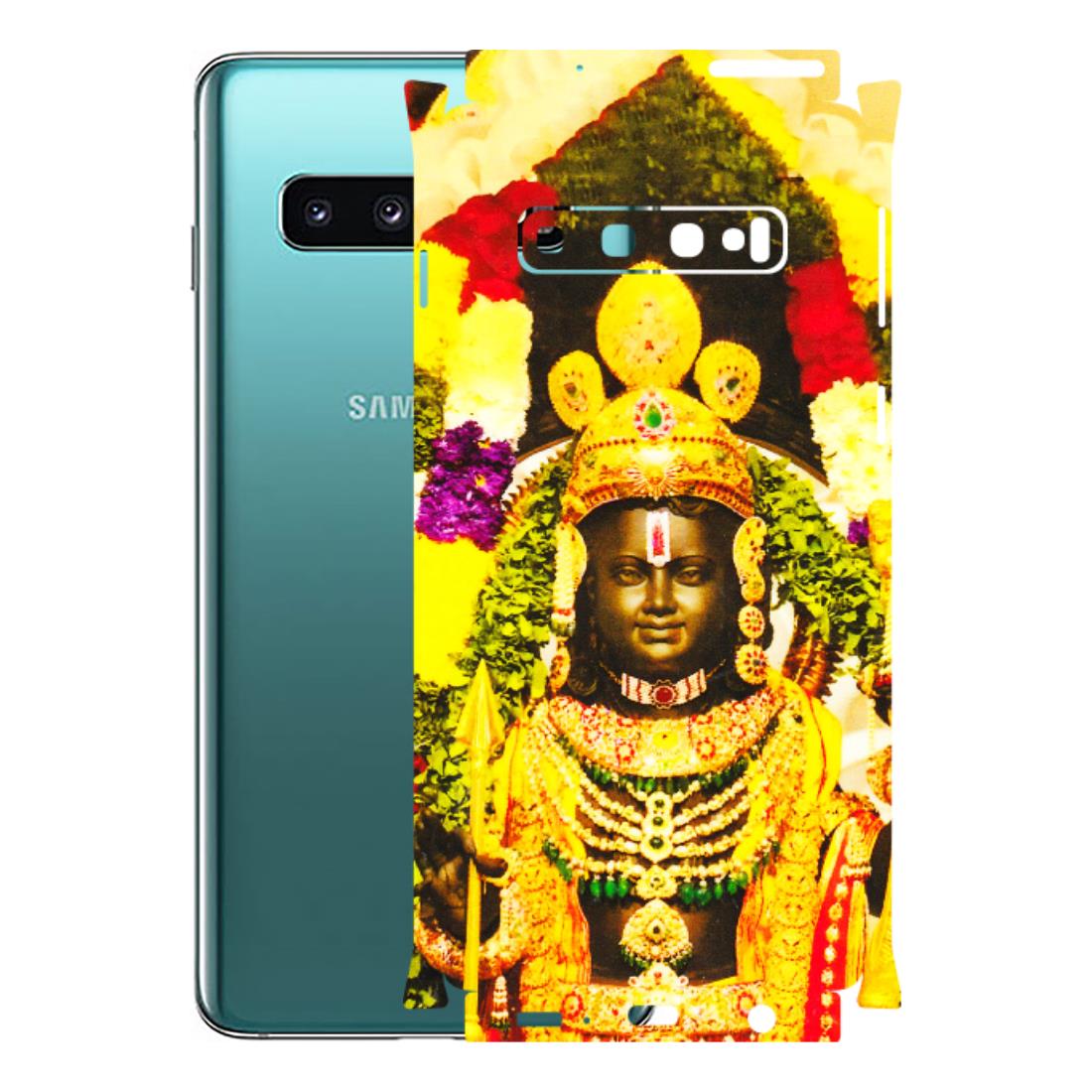 Samsung A/S Series Phone Skins (All Models) - Ram Lalla Ayodhya - 3D Embossed Finish (L-103) Samsung Galaxy S10