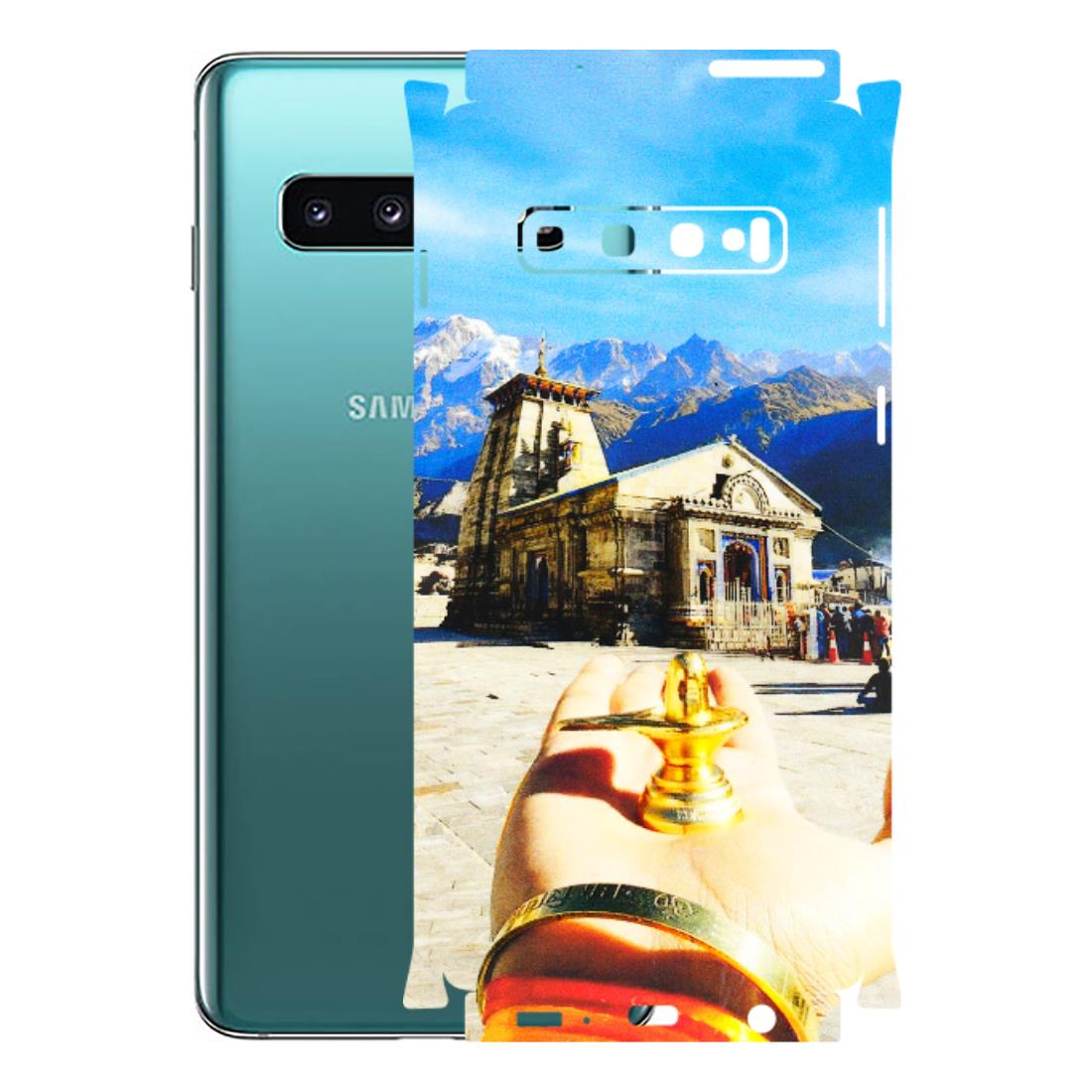 Samsung A/S Series Phone Skins (All Models) - Beauty of Kedarnath - 3D Embossed Finish (L-108) Samsung Galaxy S10