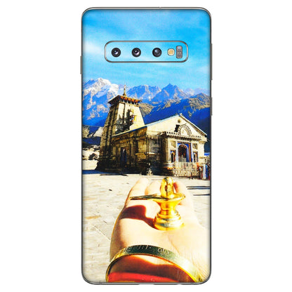 Samsung A/S Series Phone Skins (All Models) - Beauty of Kedarnath - 3D Embossed Finish (L-108) Samsung Galaxy S10