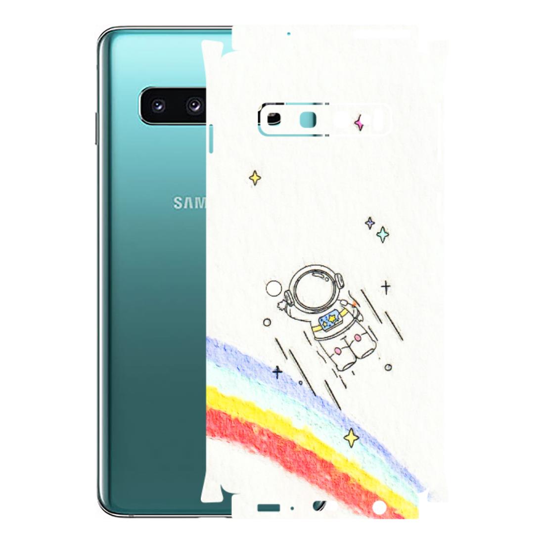 Samsung A/S Series Phone Skins (All Models) - Milkyway Astronaut - 3D Embossed Finish (L-110) Samsung Galaxy S10