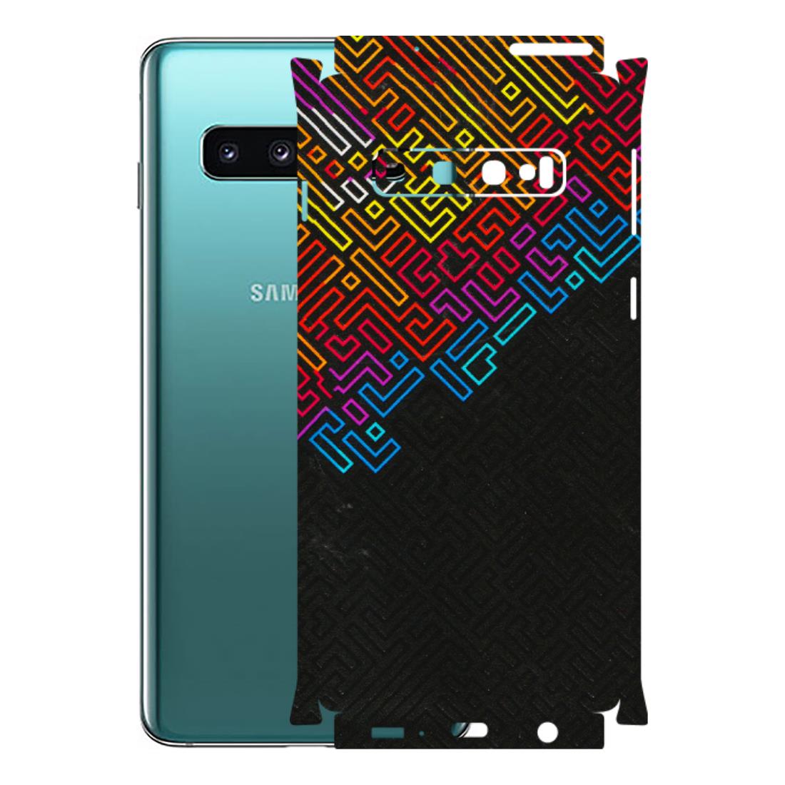 Samsung A/S Series Phone Skins (All Models) - Dotme Pattern Art - 3D Embossed Finish (L-121) Samsung Galaxy S10