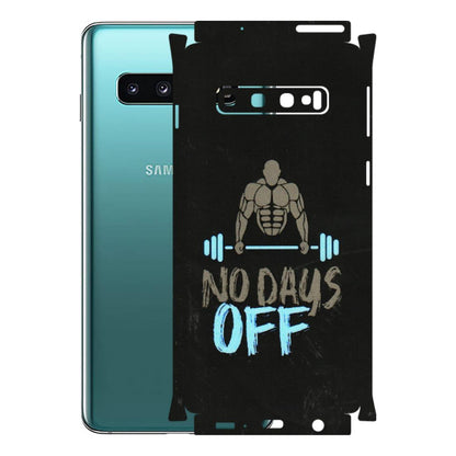 Samsung A/S Series Phone Skins (All Models) - Gym Lover - 3D Embossed Finish (L-127) Samsung Galaxy S10