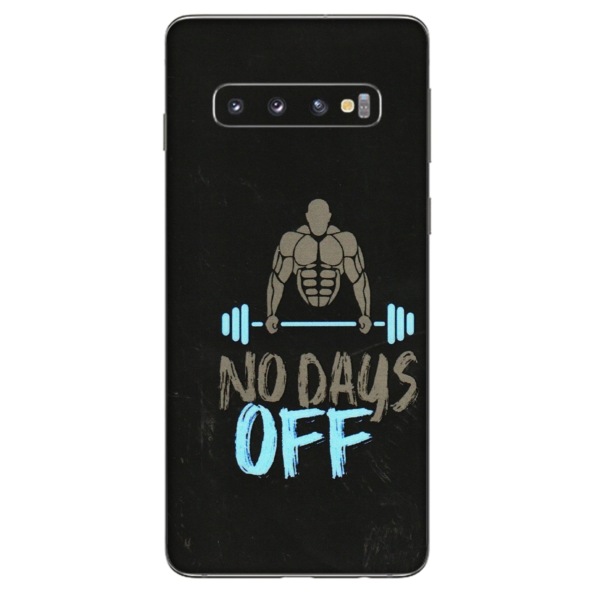 Samsung A/S Series Phone Skins (All Models) - Gym Lover - 3D Embossed Finish (L-127) Samsung Galaxy S10