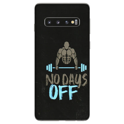 Samsung A/S Series Phone Skins (All Models) - Gym Lover - 3D Embossed Finish (L-127) Samsung Galaxy S10