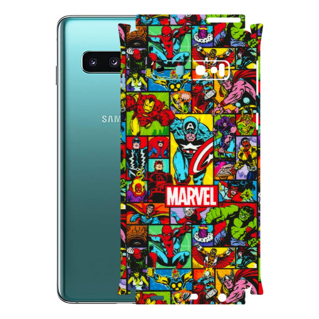 Samsung A/S Series Phone Skins (All Models) - MARVELOUS Comic Characters - 3D Embossed Finish (L-129) Samsung Galaxy S10