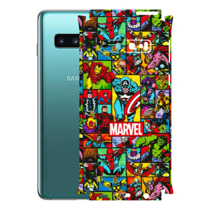 Samsung A/S Series Phone Skins (All Models) - MARVELOUS Comic Characters - 3D Embossed Finish (L-129) Samsung Galaxy S10