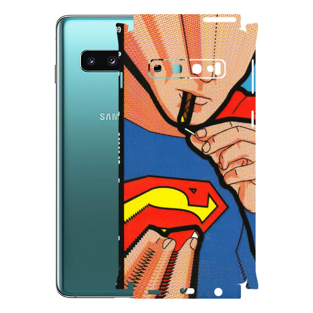 Samsung A/S Series Phone Skins (All Models) - Superman Sutta - 3D Embossed Finish (L-130) Samsung Galaxy S10