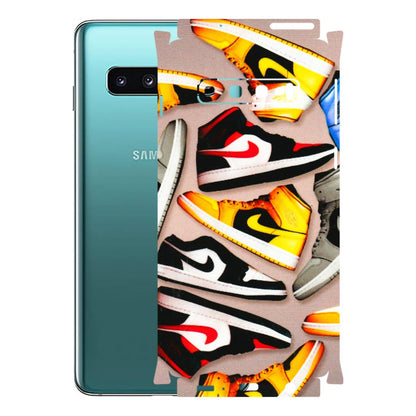 Samsung A/S Series Phone Skins (All Models) - Sneaker Lover - 3D Embossed Finish (L-135) Samsung Galaxy S10