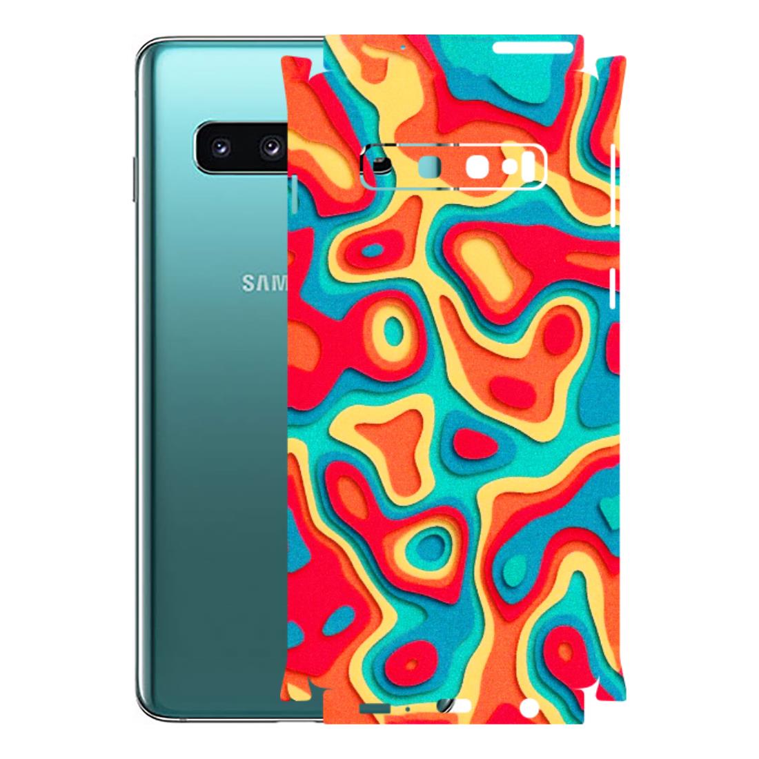 Samsung A/S Series Phone Skins (All Models) - Abstract Swirl - 3D Embossed Finish (L-150) Samsung Galaxy S10