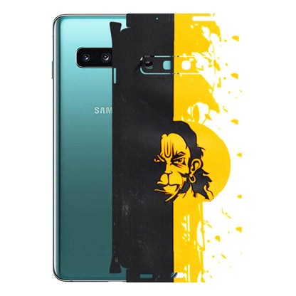 Samsung A/S Series Phone Skins (All Models) - Bajrangbali - 3D Embossed Finish (L-151) Samsung Galaxy S10