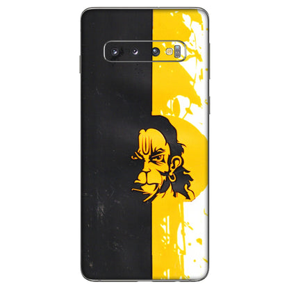 Samsung A/S Series Phone Skins (All Models) - Bajrangbali - 3D Embossed Finish (L-151) Samsung Galaxy S10