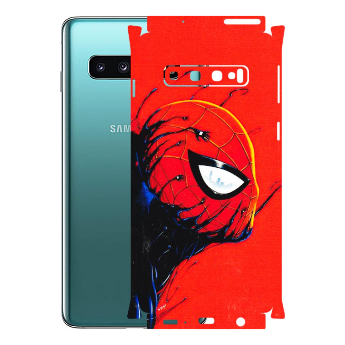 Samsung A/S Series Phone Skins (All Models) - Spiderman Face Venom - 3D Embossed Finish (L-165) Samsung Galaxy S10