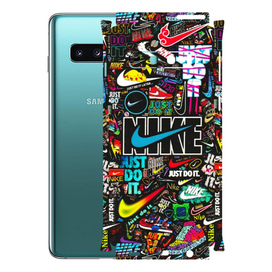 Samsung A/S Series Phone Skins (All Models) - Just Do It Doodles - 3D Embossed Finish (L-166) Samsung Galaxy S10