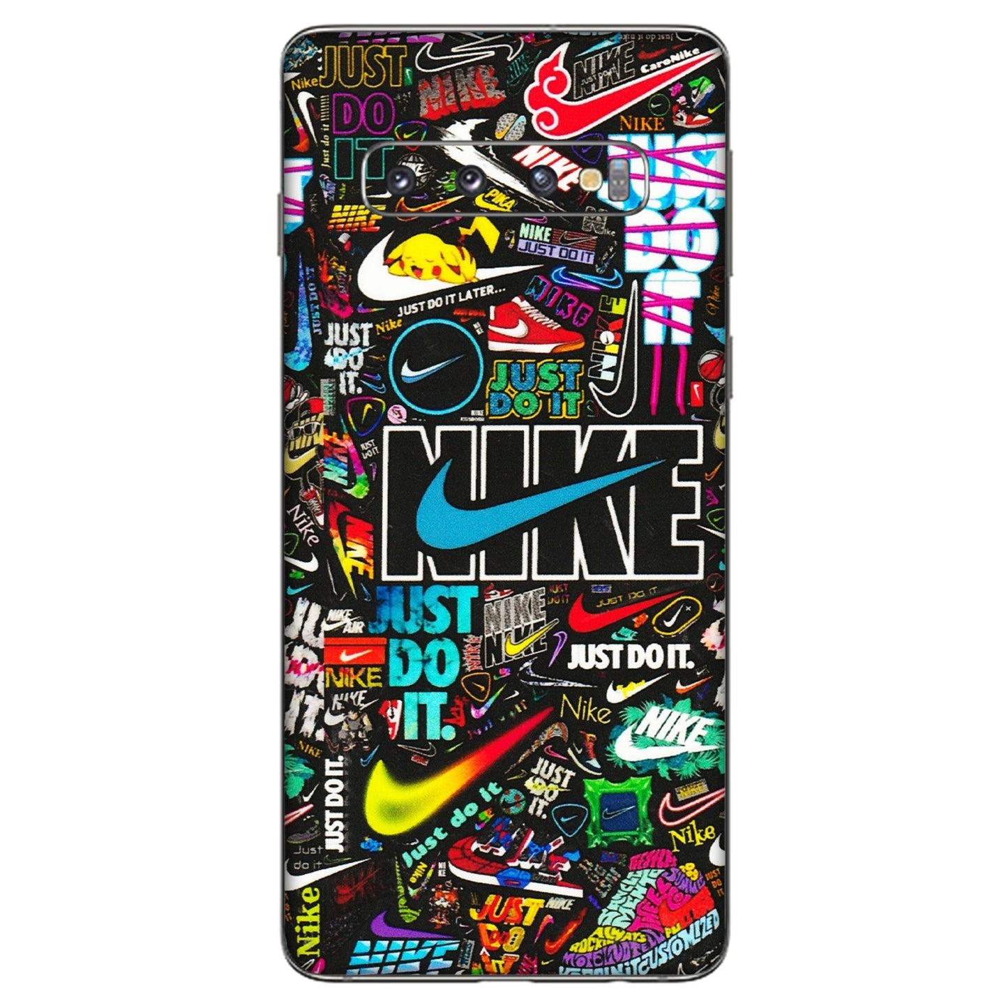 Samsung A/S Series Phone Skins (All Models) - Just Do It Doodles - 3D Embossed Finish (L-166) Samsung Galaxy S10
