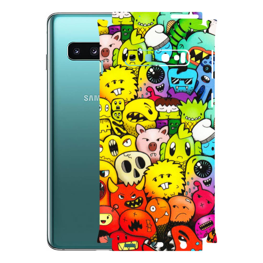 Samsung A/S Series Phone Skins (All Models) - Angry Funkies - 3D Embossed Finish (L-169) Samsung Galaxy S10