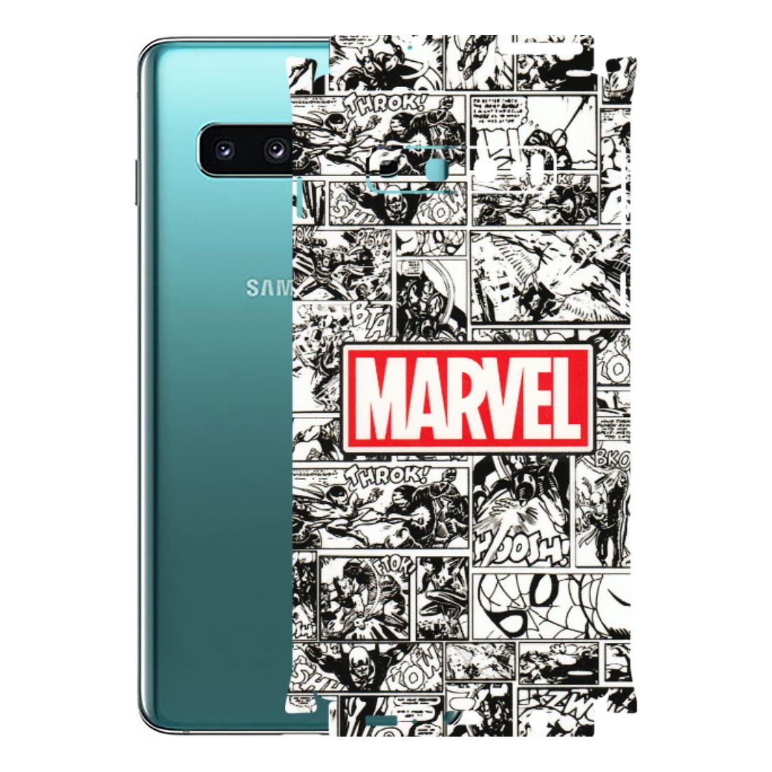 Samsung A/S Series Phone Skins (All Models) - Marvel Comic - 3D Embossed Finish (L-171) Samsung Galaxy S10