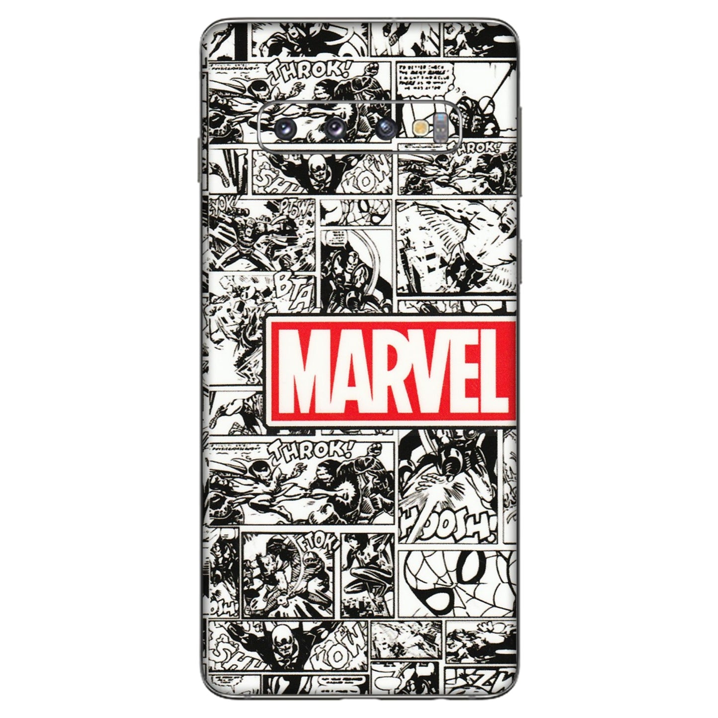 Samsung A/S Series Phone Skins (All Models) - Marvel Comic - 3D Embossed Finish (L-171) Samsung Galaxy S10