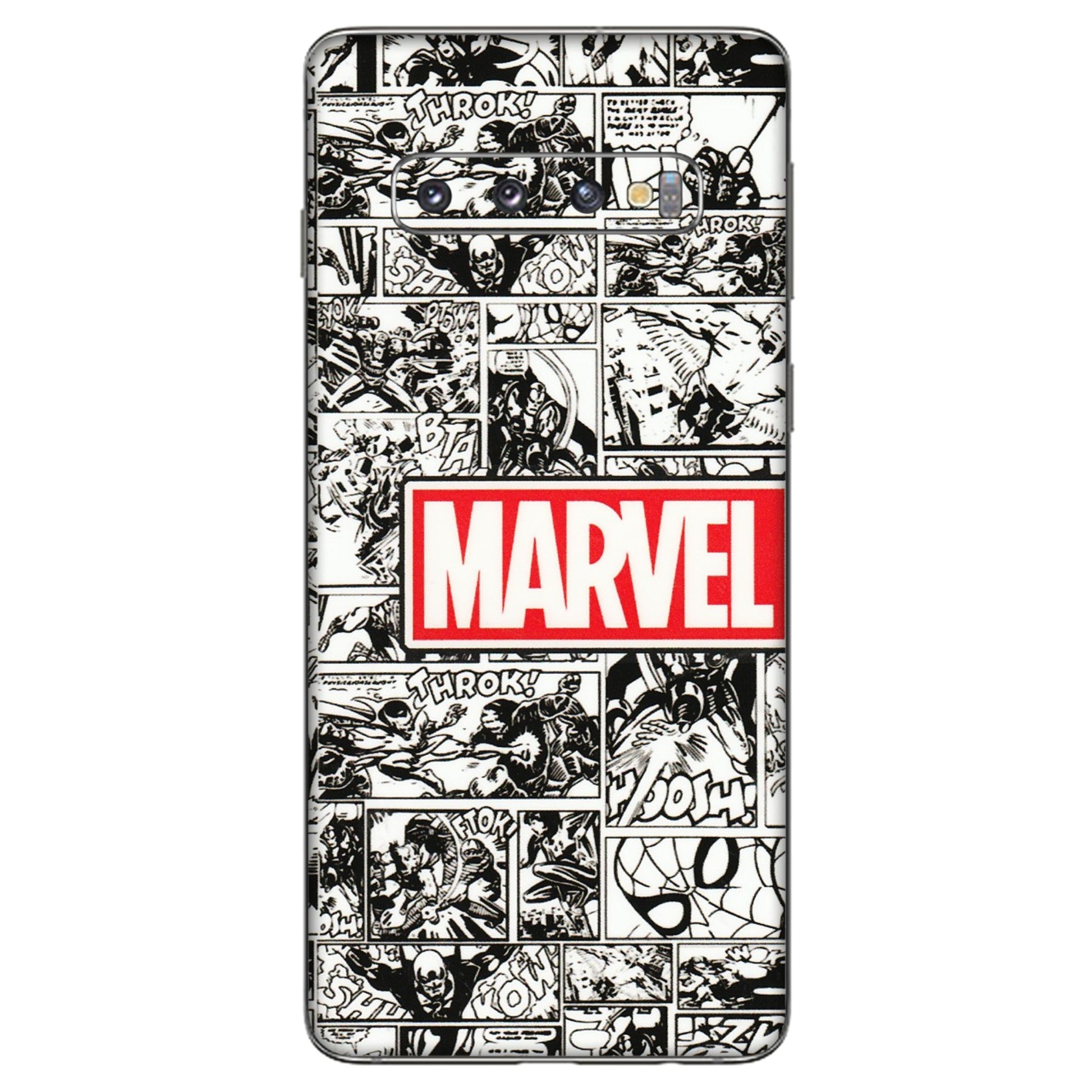 Samsung A/S Series Phone Skins (All Models) - Marvel Comic - 3D Embossed Finish (L-171) Samsung Galaxy S10