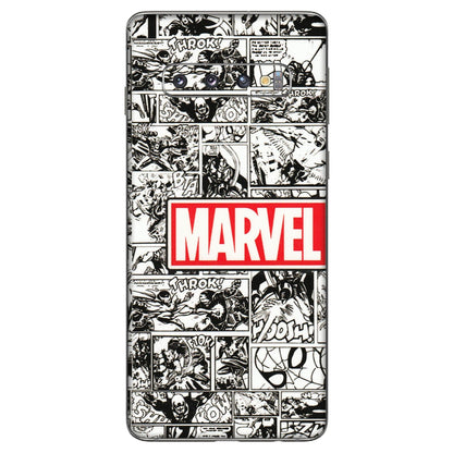 Samsung A/S Series Phone Skins (All Models) - Marvel Comic - 3D Embossed Finish (L-171) Samsung Galaxy S10