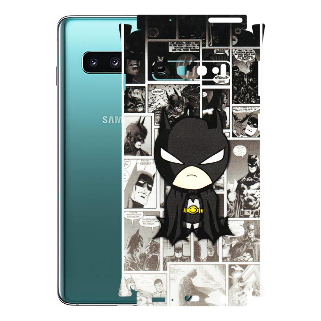 Samsung A/S Series Phone Skins (All Models) - Toon Batman - 3D Embossed Finish (L-182) Samsung Galaxy S10
