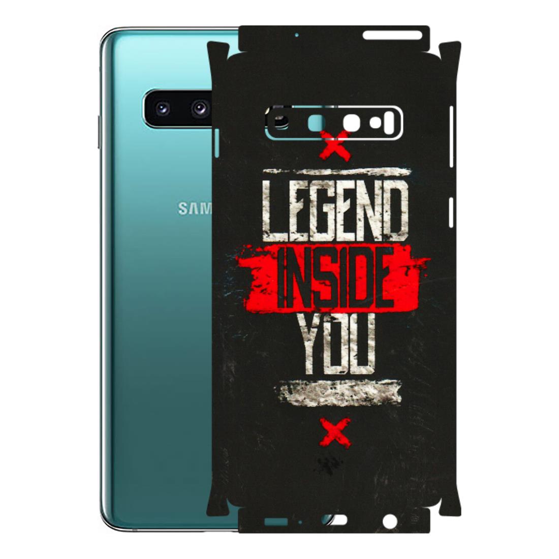 Samsung A/S Series Phone Skins (All Models) - Legend Inside You - 3D Embossed Finish (L-186) Samsung Galaxy S10