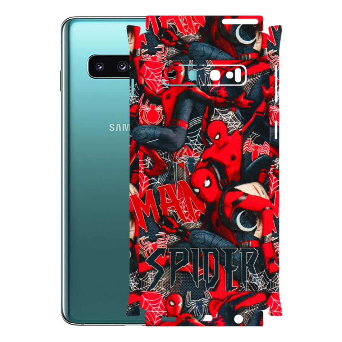 Samsung A/S Series Phone Skins (All Models) - SpiderMan Cool - 3D Embossed Finish (L-188) Samsung Galaxy S10