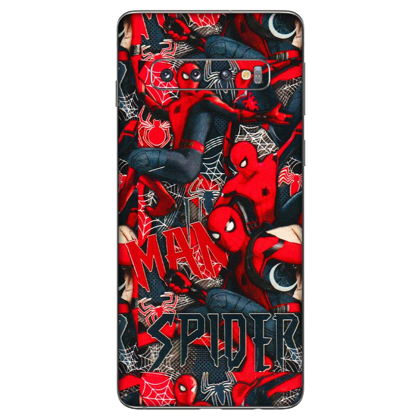 Samsung A/S Series Phone Skins (All Models) - SpiderMan Cool - 3D Embossed Finish (L-188) Samsung Galaxy S10