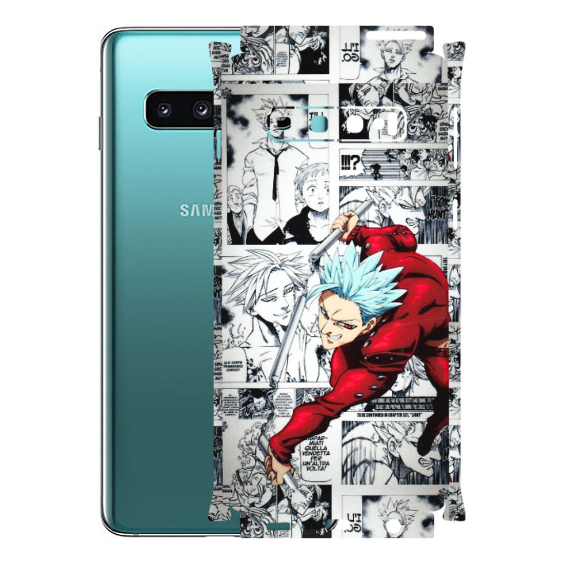 Samsung A/S Series Phone Skins (All Models) - Anime Comic - 3D Embossed Finish (L-192) Samsung Galaxy S10