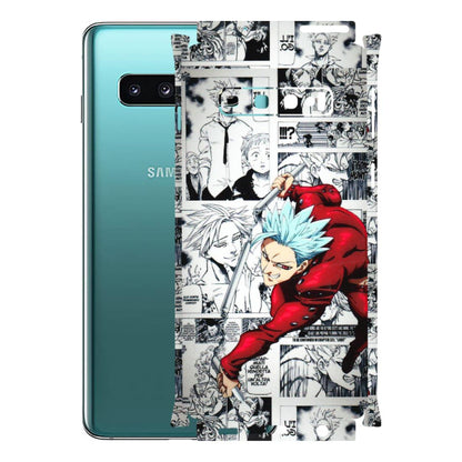 Samsung A/S Series Phone Skins (All Models) - Anime Comic - 3D Embossed Finish (L-192) Samsung Galaxy S10