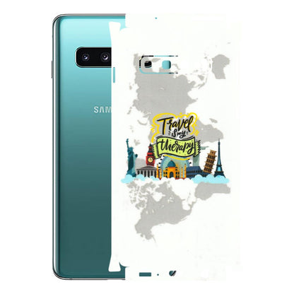 Samsung A/S Series Phone Skins (All Models) - Travel Therapy - 3D Embossed Finish (L-199) Samsung Galaxy S10