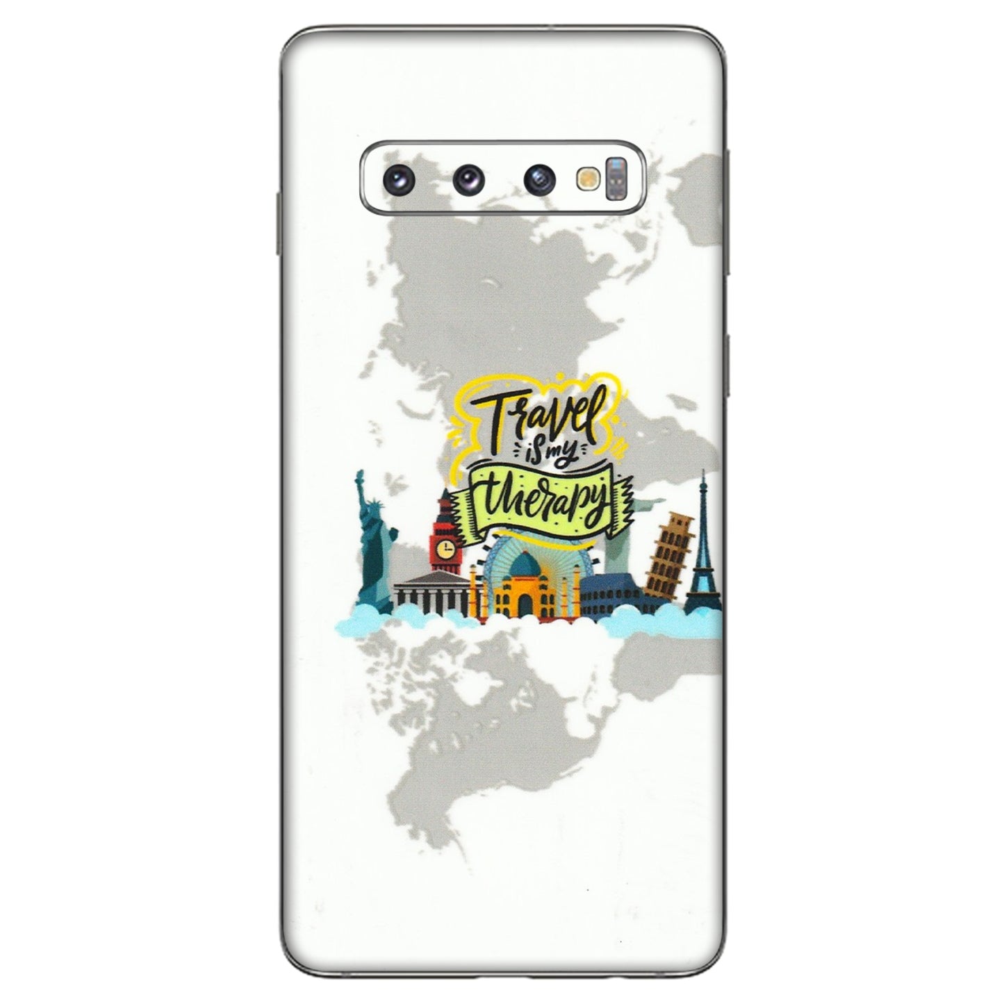 Samsung A/S Series Phone Skins (All Models) - Travel Therapy - 3D Embossed Finish (L-199) Samsung Galaxy S10