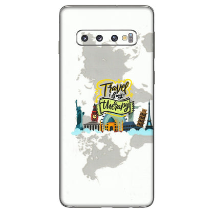 Samsung A/S Series Phone Skins (All Models) - Travel Therapy - 3D Embossed Finish (L-199) Samsung Galaxy S10