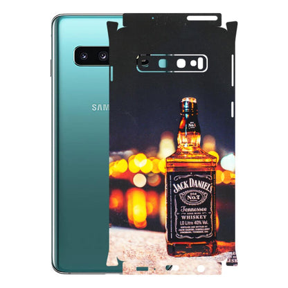 Samsung A/S Series Phone Skins (All Models) - JD Whiskey Bottle - 3D Embossed Finish (L-20) Samsung Galaxy S10