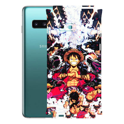 Samsung A/S Series Phone Skins (All Models) - Luffy Anime Character - 3D Embossed Finish (L-203) Samsung Galaxy S10